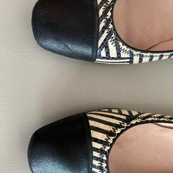 Hispanitas black and white flats - Picture 3 of 7